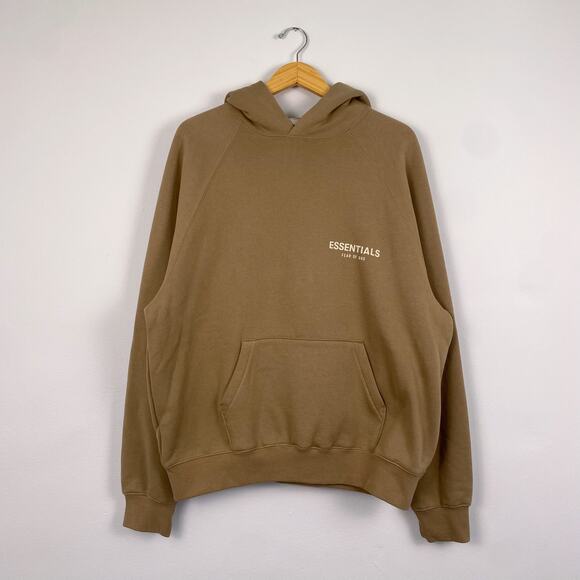 Essentials Men's Fear Of God Hoodie in Oak Small - Picture 1 of 8